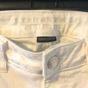 American Eagle White Jeans (Jegging) | 8